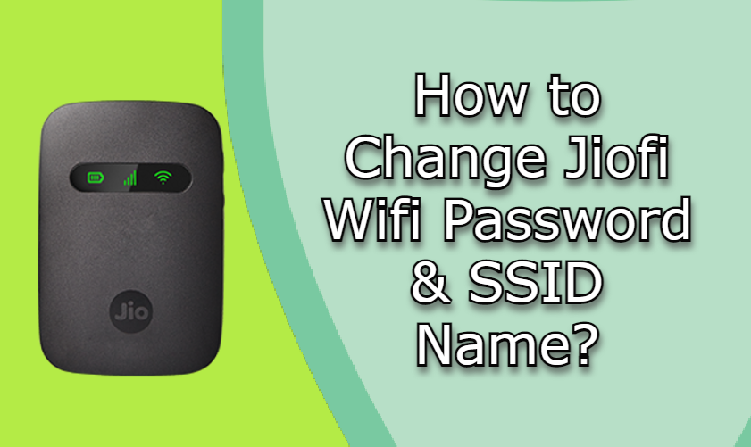 jiofi wifi password change